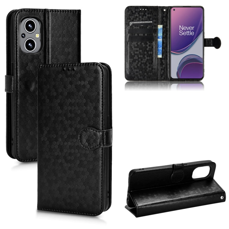 For OnePlus Nord N20 5G Honeycomb Dot Texture Leather Phone Case
