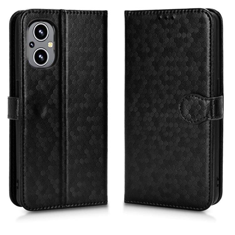 For OnePlus Nord N20 5G Honeycomb Dot Texture Leather Phone Case