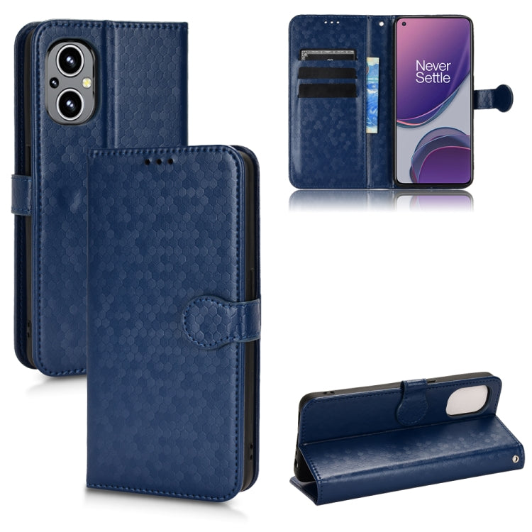 For OnePlus Nord N20 5G Honeycomb Dot Texture Leather Phone Case