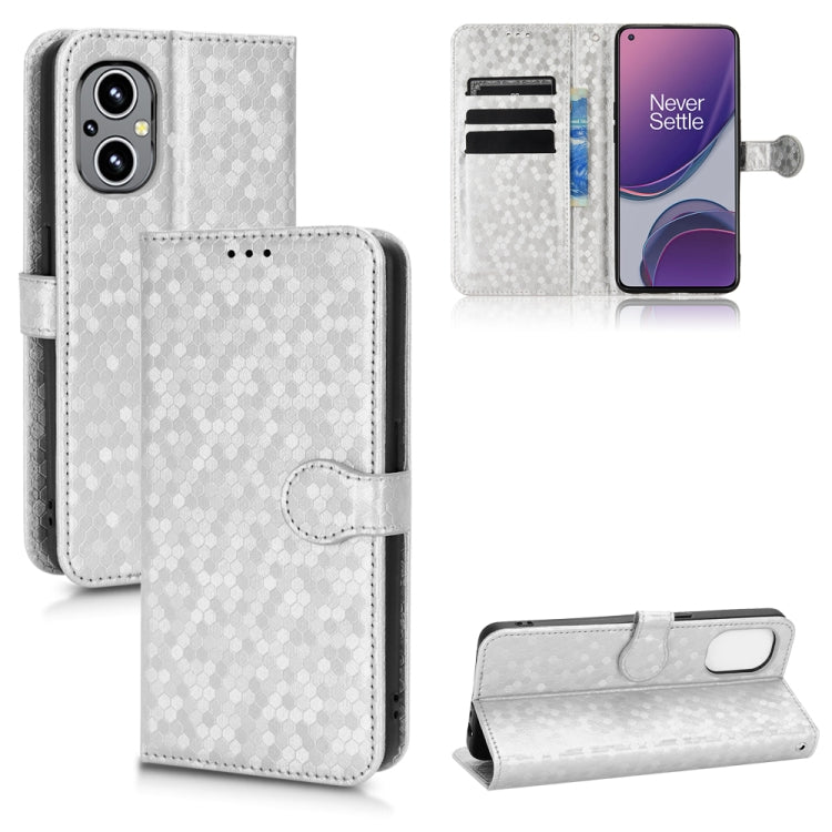 For OnePlus Nord N20 5G Honeycomb Dot Texture Leather Phone Case