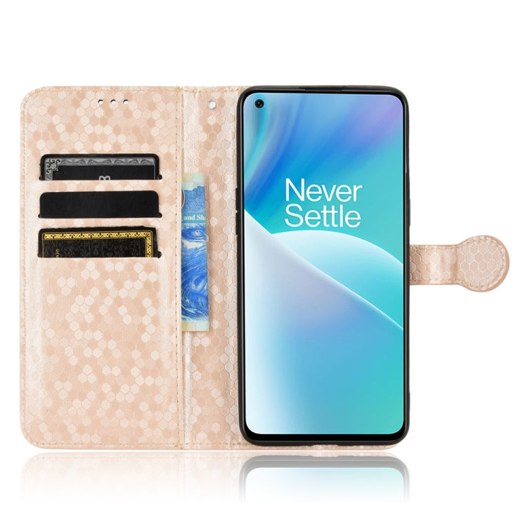 For OnePlus Nord 2T 5G Honeycomb Dot Texture Leather Phone Case