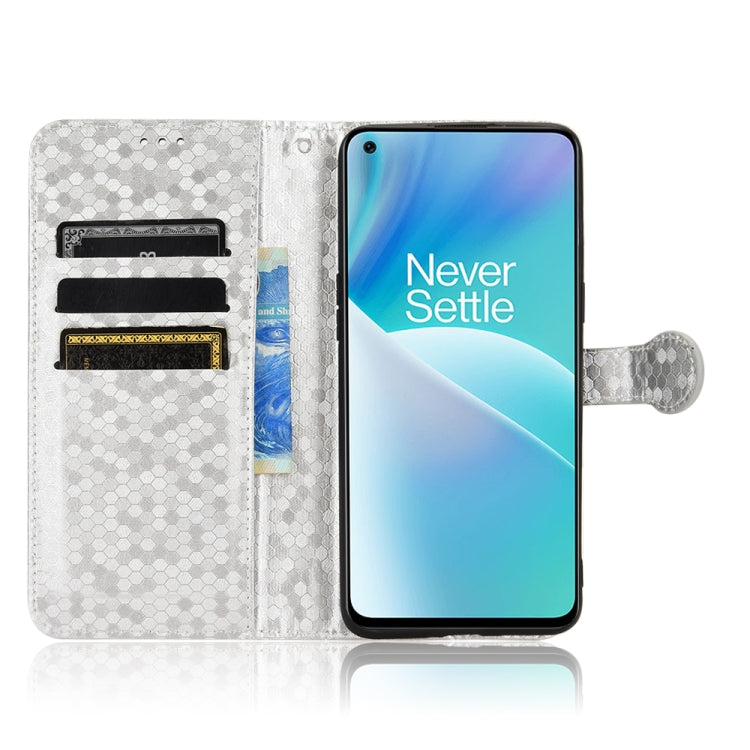 For OnePlus Nord 2T 5G Honeycomb Dot Texture Leather Phone Case