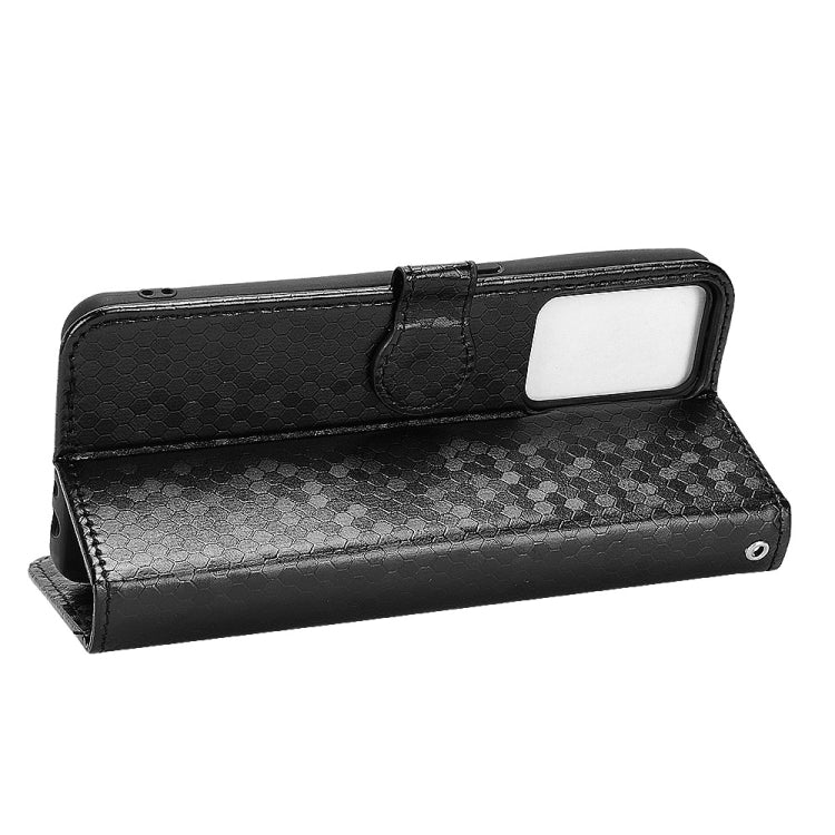 For OnePlus Nord CE 2 5G Honeycomb Dot Texture Leather Phone Case