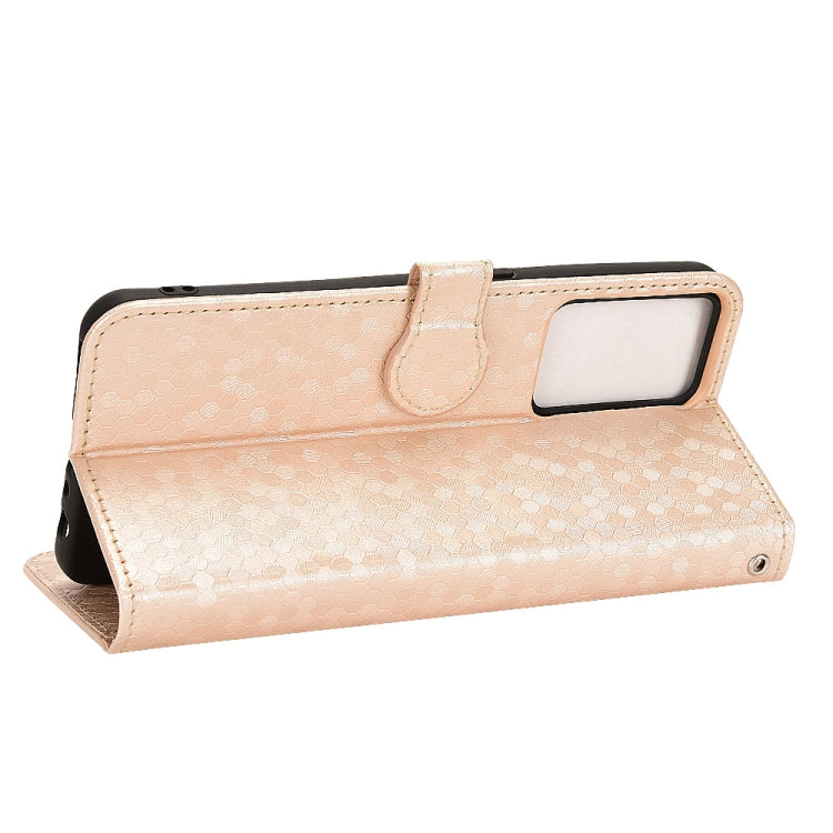 For OnePlus Nord CE 2 5G Honeycomb Dot Texture Leather Phone Case