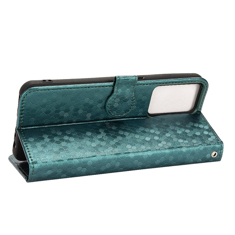 For OnePlus Nord CE 2 5G Honeycomb Dot Texture Leather Phone Case