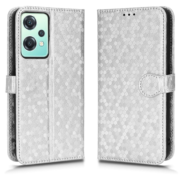 For OnePlus Nord CE 2 5G Honeycomb Dot Texture Leather Phone Case