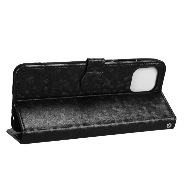 For Samsung Galaxy A03 Global 164.27mm Honeycomb Dot Texture Leather Phone Case