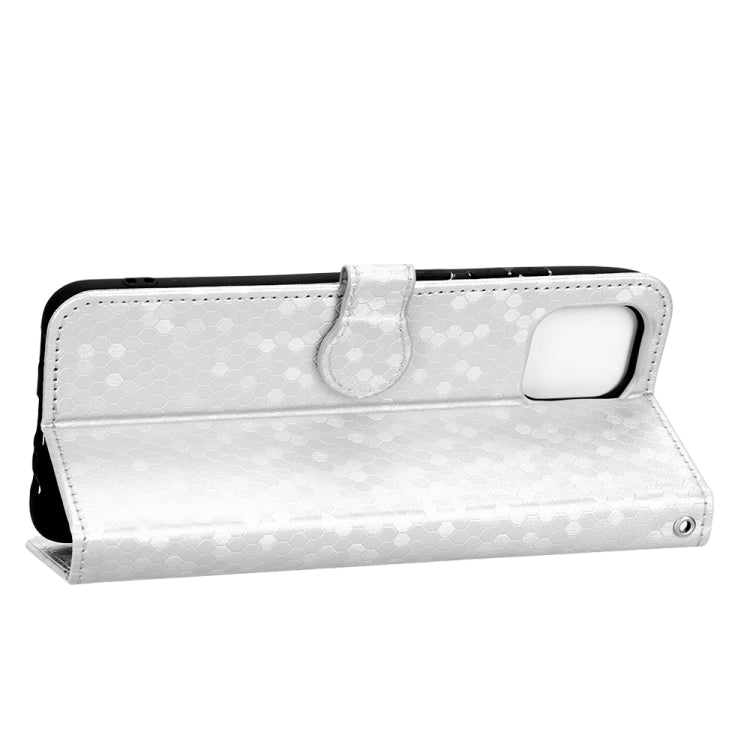 For Samsung Galaxy A03 Global 164.27mm Honeycomb Dot Texture Leather Phone Case