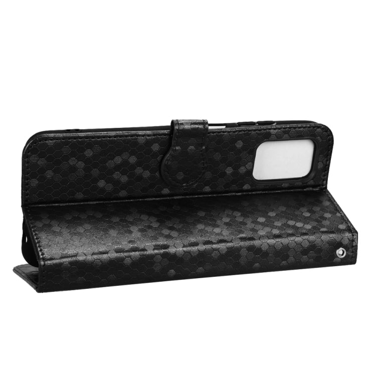 For Samsung Galaxy A03s 166mm Honeycomb Dot Texture Leather Phone Case