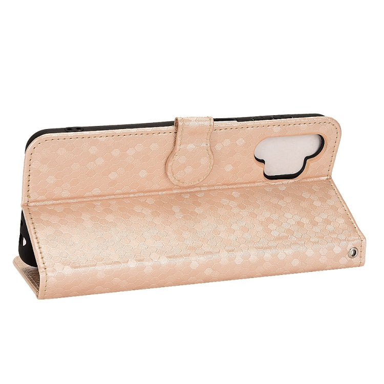 For Samsung Galaxy A13 4G Honeycomb Dot Texture Leather Phone Case