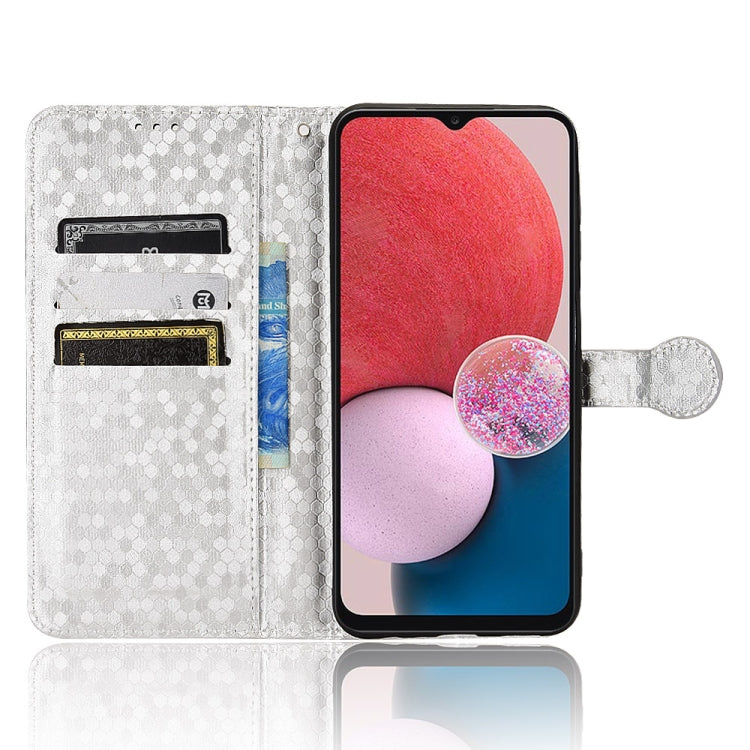 For Samsung Galaxy A13 4G Honeycomb Dot Texture Leather Phone Case