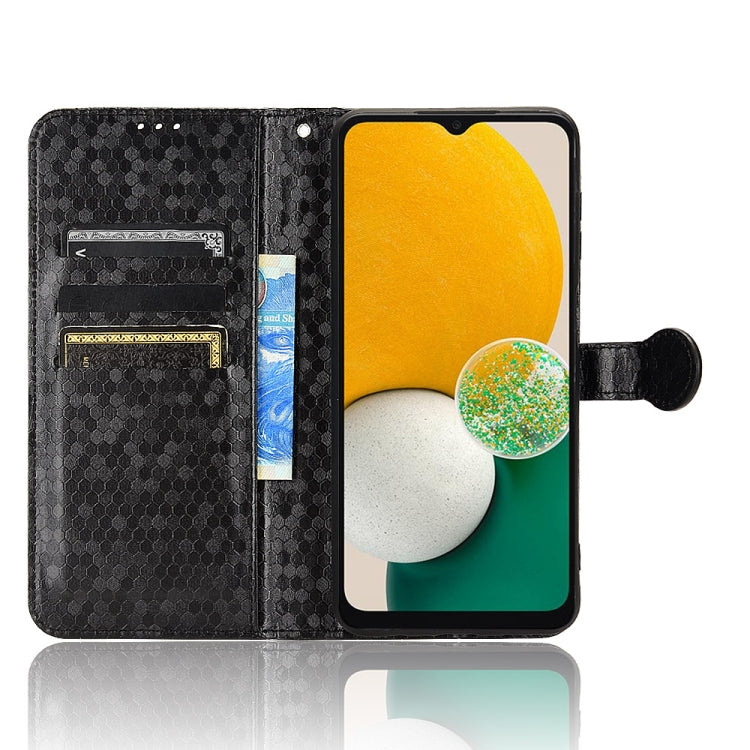 For Samsung Galaxy A13 5G Honeycomb Dot Texture Leather Phone Case