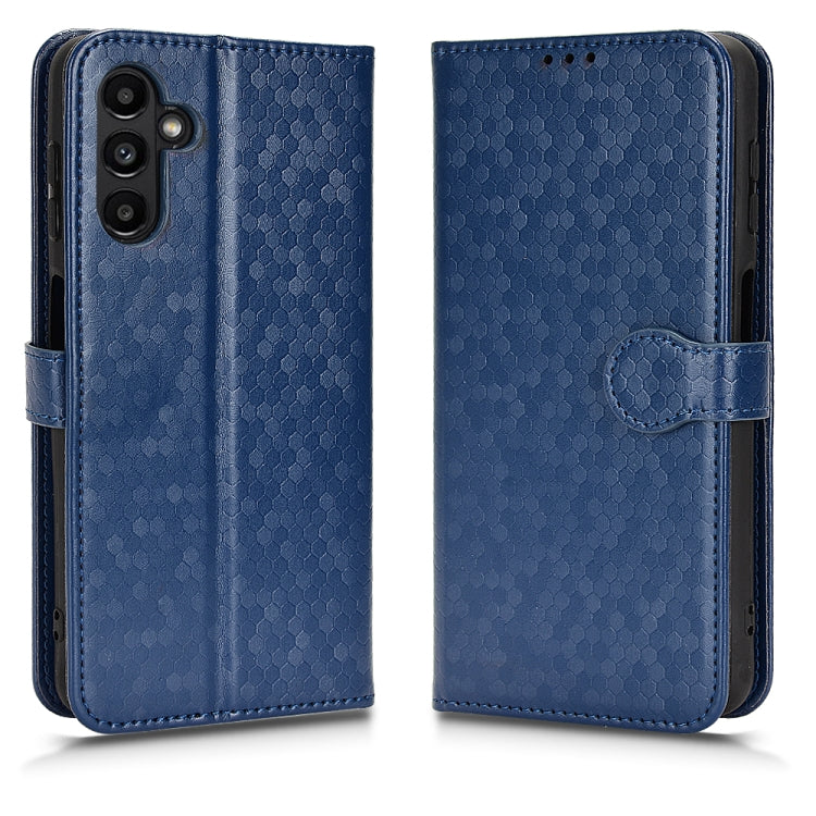 For Samsung Galaxy A13 5G Honeycomb Dot Texture Leather Phone Case