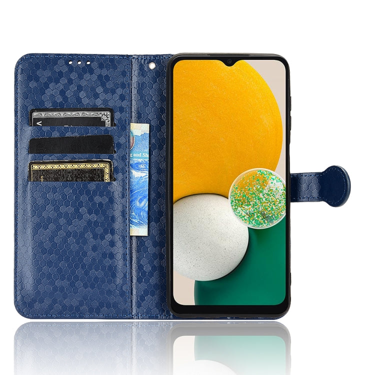 For Samsung Galaxy A13 5G Honeycomb Dot Texture Leather Phone Case