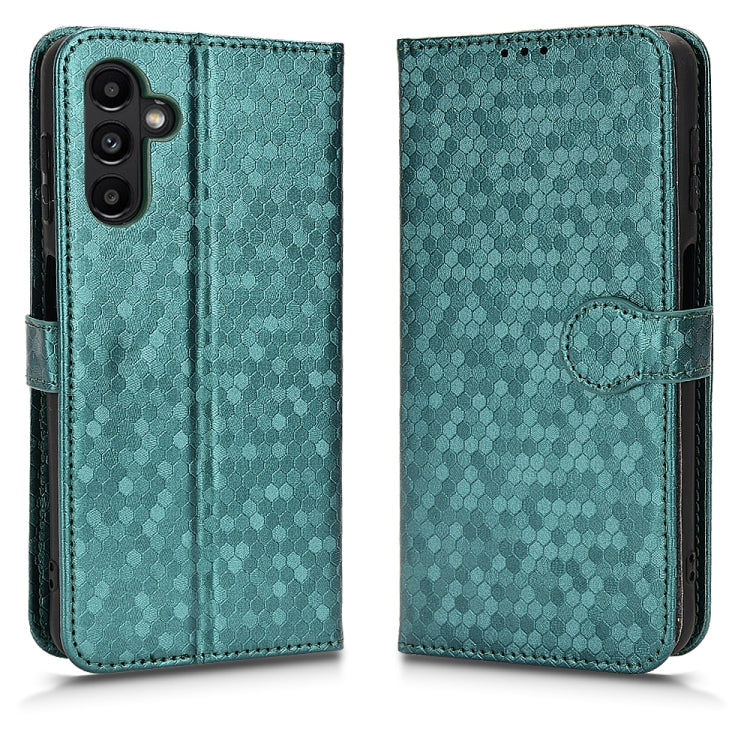 For Samsung Galaxy A13 5G Honeycomb Dot Texture Leather Phone Case
