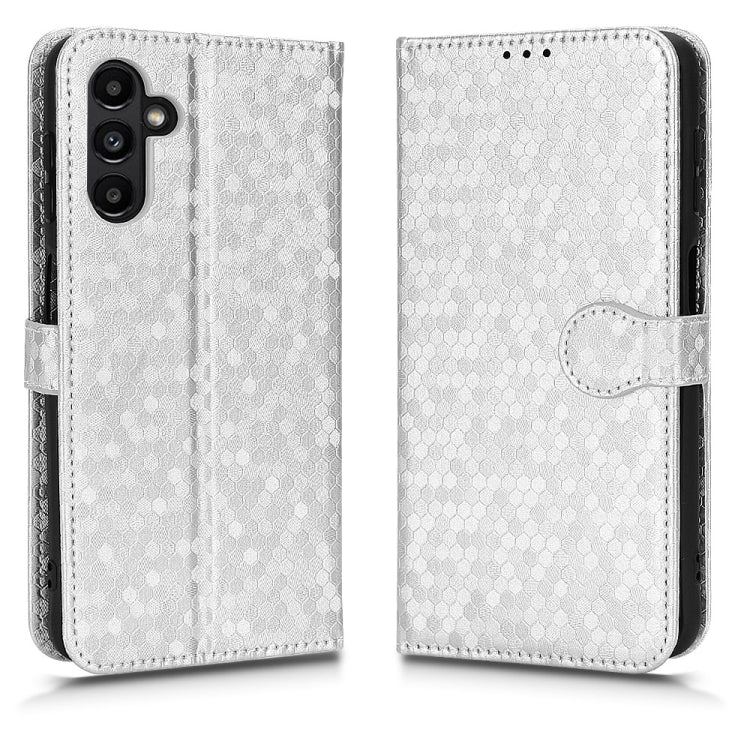 For Samsung Galaxy A13 5G Honeycomb Dot Texture Leather Phone Case