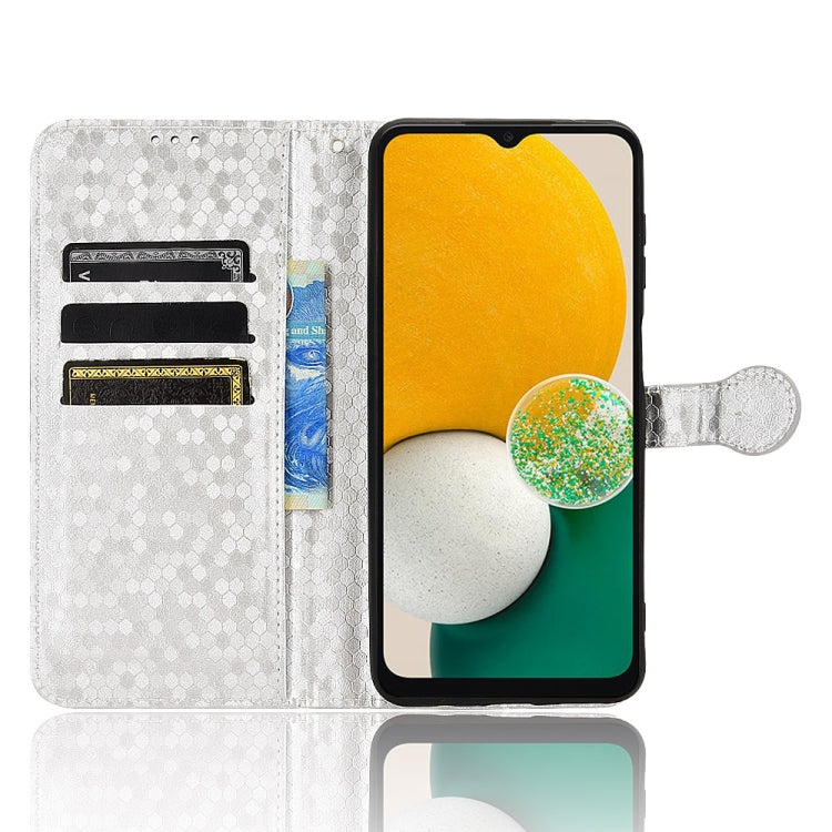 For Samsung Galaxy A13 5G Honeycomb Dot Texture Leather Phone Case