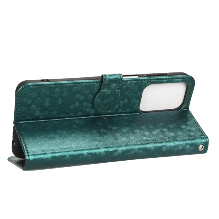 For Samsung Galaxy A23 4G Honeycomb Dot Texture Leather Phone Case