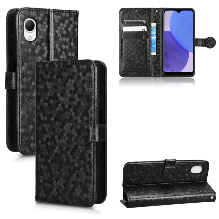 For Samsung Galaxy A23e Honeycomb Dot Texture Leather Phone Case