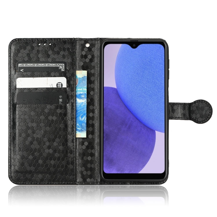 For Samsung Galaxy A23e Honeycomb Dot Texture Leather Phone Case