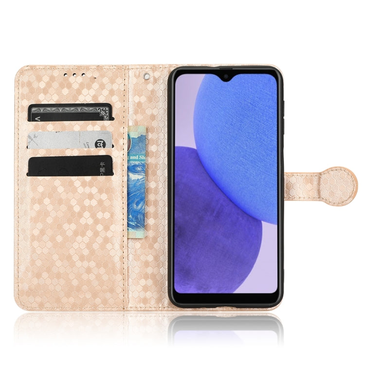 For Samsung Galaxy A23e Honeycomb Dot Texture Leather Phone Case