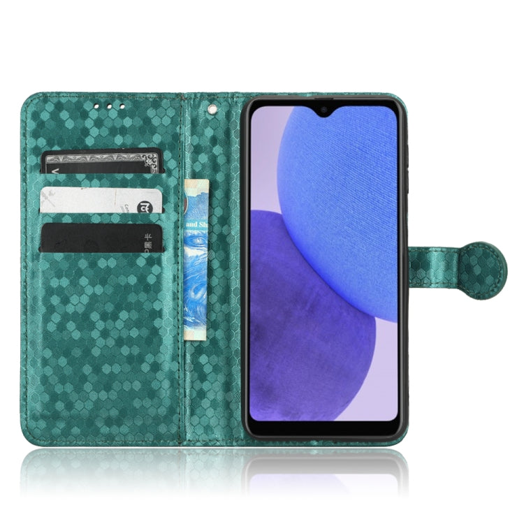 For Samsung Galaxy A23e Honeycomb Dot Texture Leather Phone Case