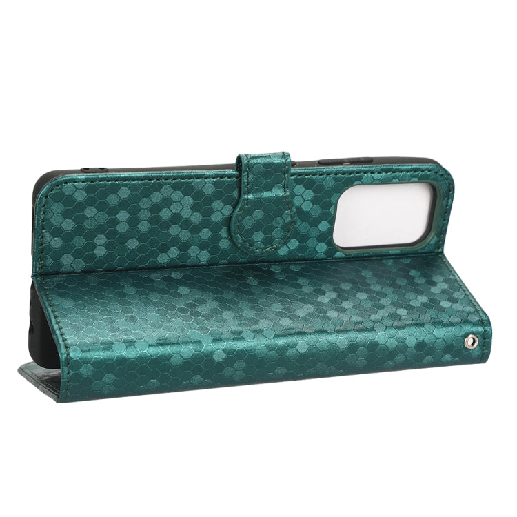 For Samsung Galaxy A32 4G EU Version Honeycomb Dot Texture Leather Phone Case