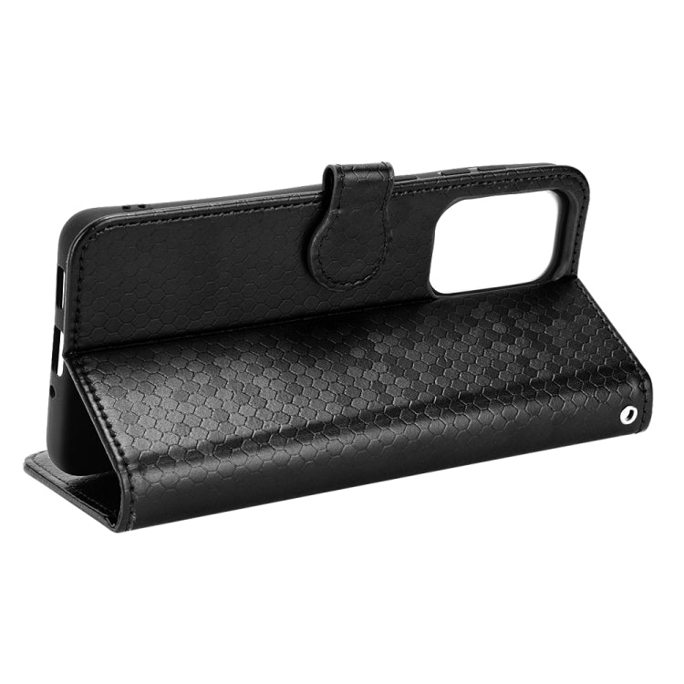 For Samsung Galaxy A33 5G Honeycomb Dot Texture Leather Phone Case