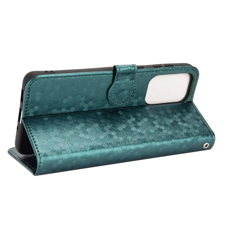 For Samsung Galaxy A33 5G Honeycomb Dot Texture Leather Phone Case