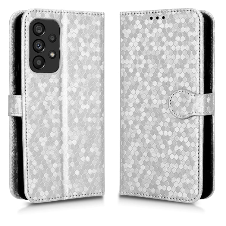 For Samsung Galaxy A53 5G Honeycomb Dot Texture Leather Phone Case