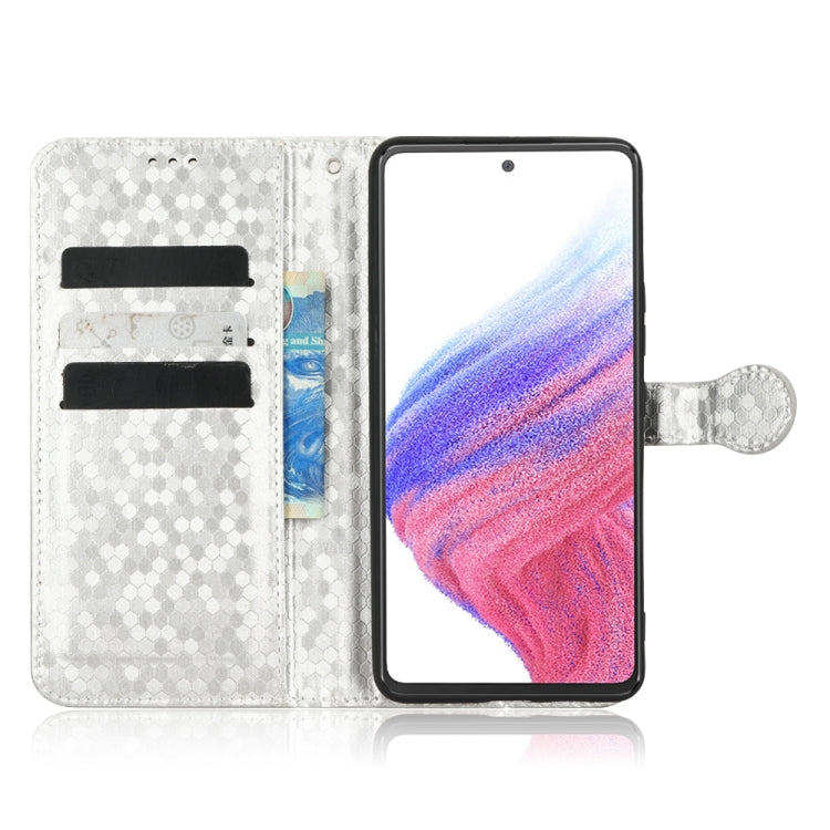 For Samsung Galaxy A53 5G Honeycomb Dot Texture Leather Phone Case