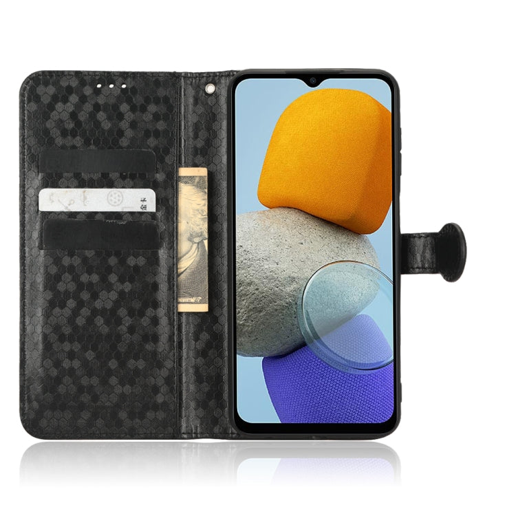 For Samsung Galaxy M23 5G / F23 5G Honeycomb Dot Texture Leather Phone Case