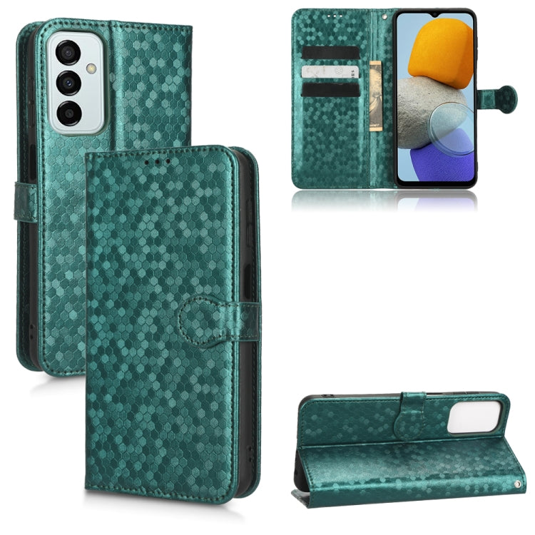 For Samsung Galaxy M23 5G / F23 5G Honeycomb Dot Texture Leather Phone Case