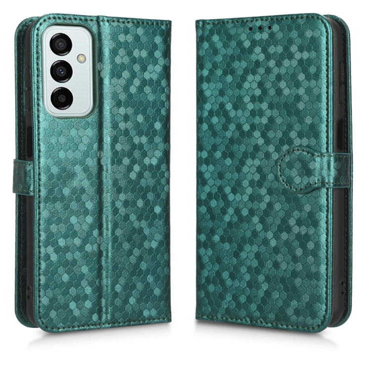 For Samsung Galaxy M23 5G / F23 5G Honeycomb Dot Texture Leather Phone Case
