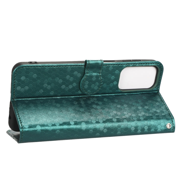 For Samsung Galaxy M23 5G / F23 5G Honeycomb Dot Texture Leather Phone Case
