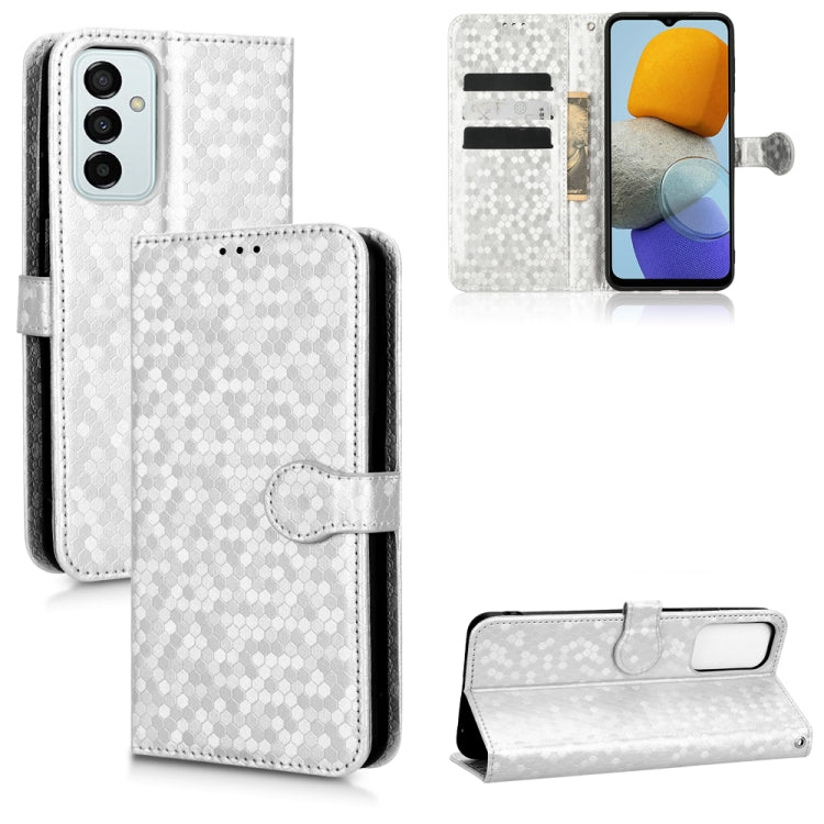 For Samsung Galaxy M23 5G / F23 5G Honeycomb Dot Texture Leather Phone Case