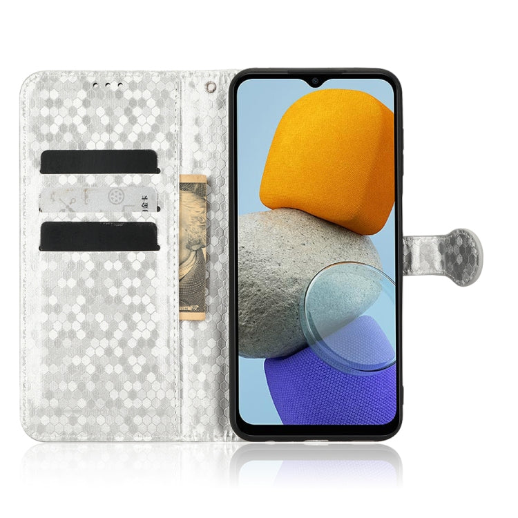 For Samsung Galaxy M23 5G / F23 5G Honeycomb Dot Texture Leather Phone Case