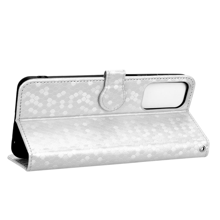 For Samsung Galaxy M23 5G / F23 5G Honeycomb Dot Texture Leather Phone Case