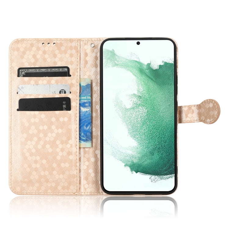 For Samsung Galaxy S21 5G Honeycomb Dot Texture Leather Phone Case