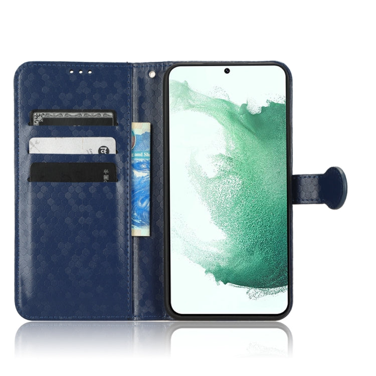 For Samsung Galaxy S21+ 5G Honeycomb Dot Texture Leather Phone Case