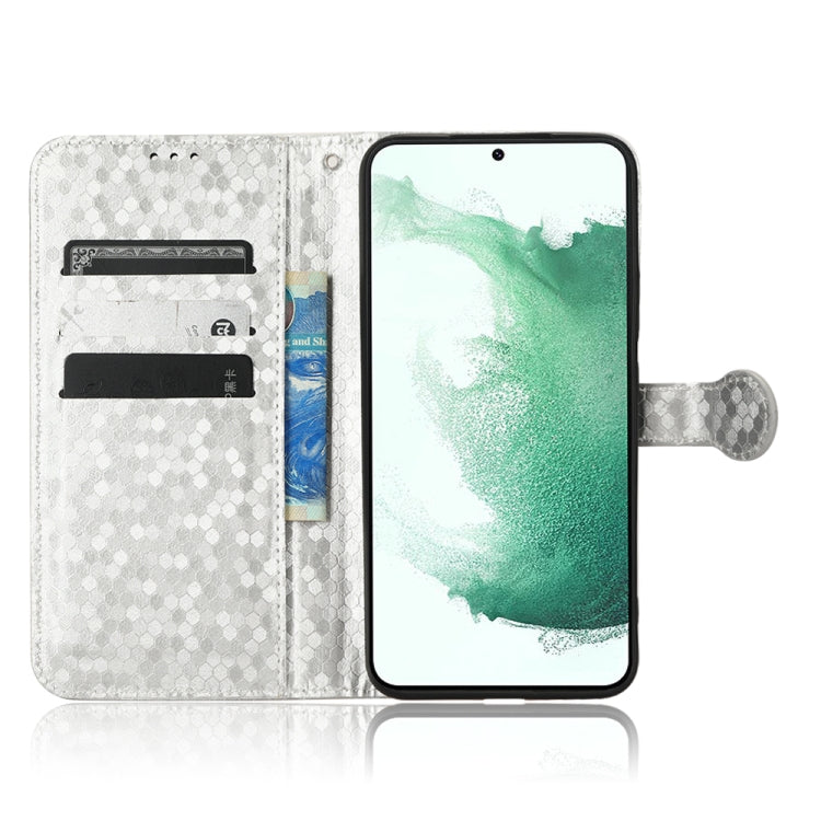 For Samsung Galaxy S21+ 5G Honeycomb Dot Texture Leather Phone Case