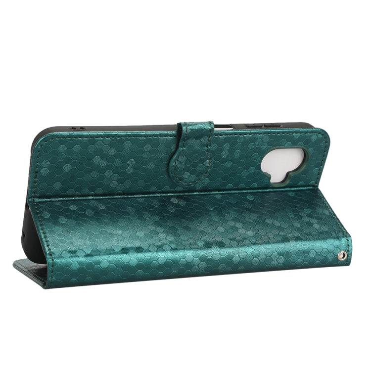 For Samsung Galaxy Xcover 6 Pro Honeycomb Dot Texture Leather Phone Case