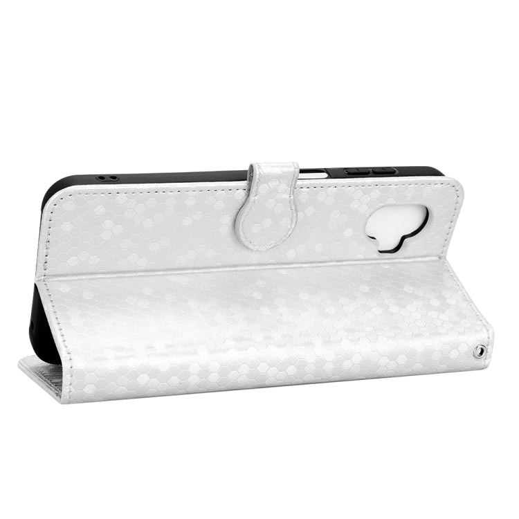 For Samsung Galaxy Xcover 6 Pro Honeycomb Dot Texture Leather Phone Case