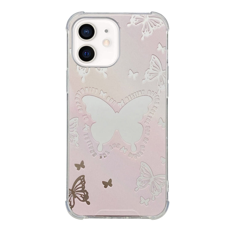 For iPhone 12 mini Color Painted Mirror Phone Case
