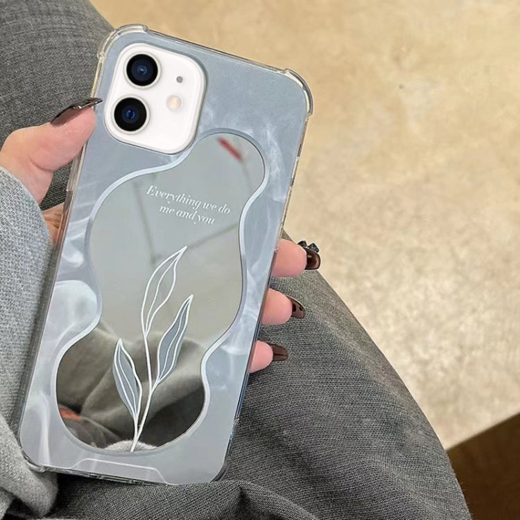 For iPhone 12 Color Painted Mirror Phone Case