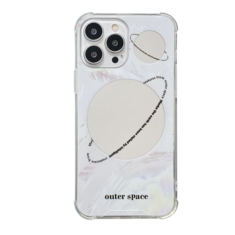 For iPhone 12 Pro Color Painted Mirror Phone Case