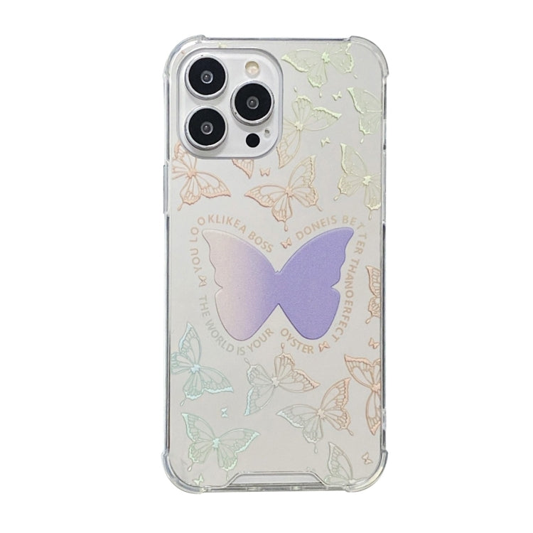 For iPhone 12 Pro Color Painted Mirror Phone Case