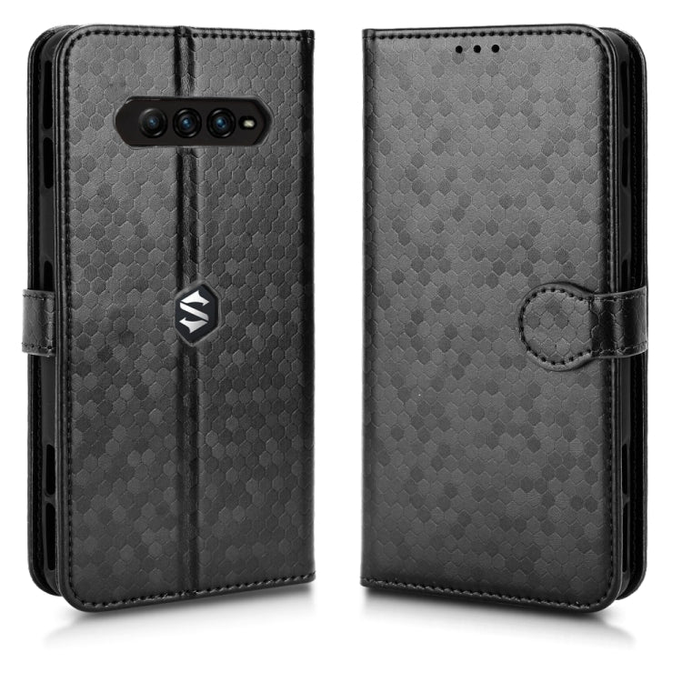 For Xiaomi Black Shark 4 / 4 Pro Honeycomb Dot Texture Leather Phone Case