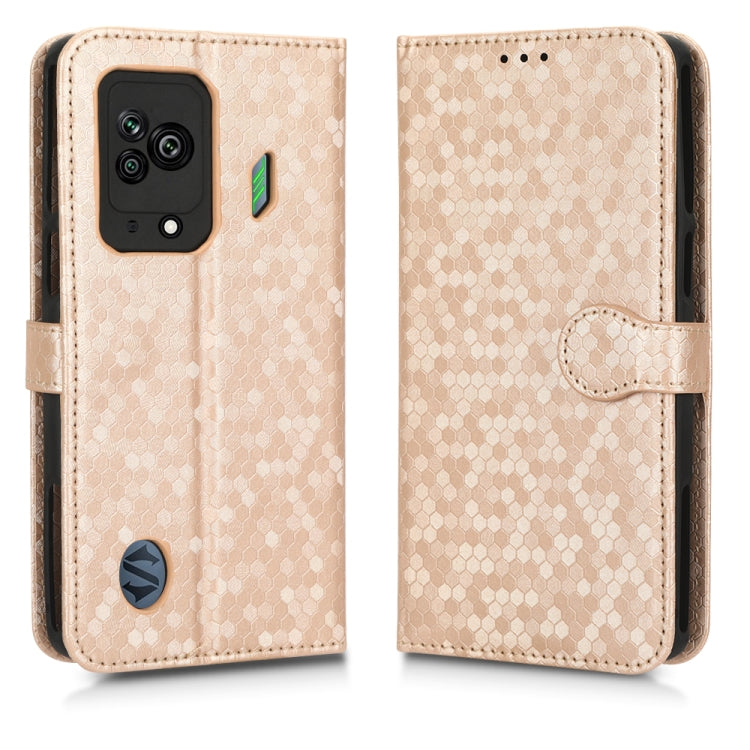 For Xiaomi Black Shark 5 Honeycomb Dot Texture Leather Phone Case