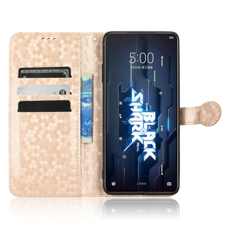 For Xiaomi Black Shark 5 Honeycomb Dot Texture Leather Phone Case